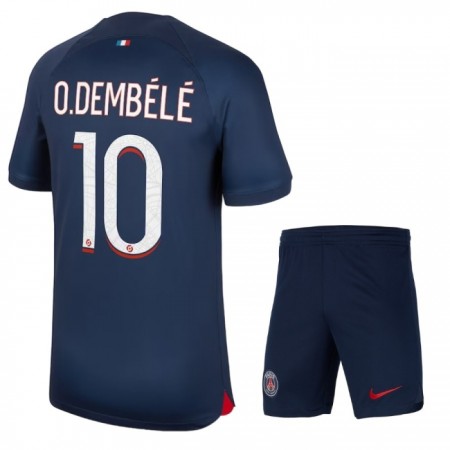 Tenue Enfant Paris Saint Germain Dembele 10 Domicile 2023-24 (+ Short) Tenue Enfant Paris Saint Germain Dembele 10 Domicile 2023-24 (+ Short)